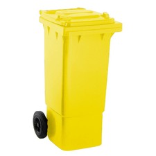 Wheelie Bin 80 Litre Yellow