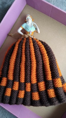 Vintage tea cosy doll - tea,