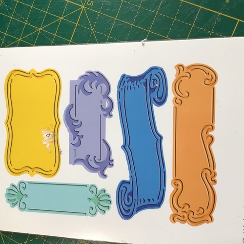Cuttlebug fancy labels - fancy,