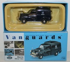 VANGUARDS 1/43 VA11014 MORRIS MINOR VAN METROPOLITAN POLICE DOG SECTION