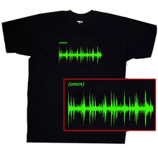 AMEN BREAK DRUM AND BASS LOOP SAMPLE DRUM AND BASS TSHIRT green choose size