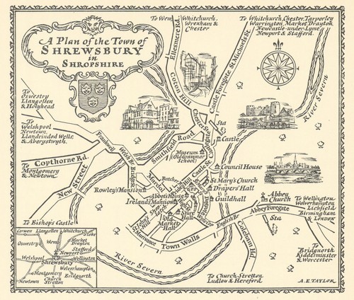 Plan the town of - town,