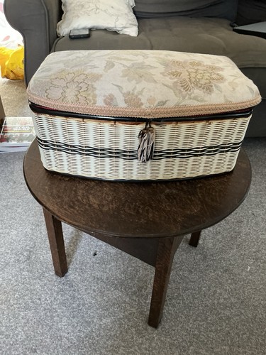 Large vintage sewing box and - box,
