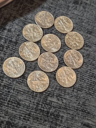 11x roosevelt dimes - dimes, silver