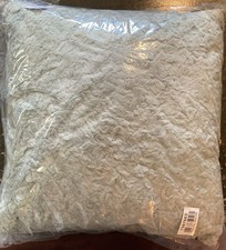 Habitat Textured Faux Fur Cushion - 43cm X 43cm