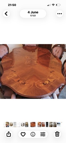 Italian veniten inlaid - italian, dining