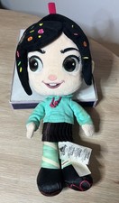 Disney Store Wreck it Ralph Vanellope von Schweetz 12" Soft Toy Doll