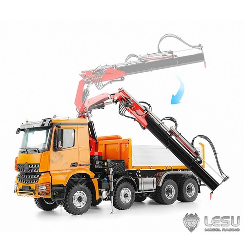 Lesu 3348 dump truck - rc,