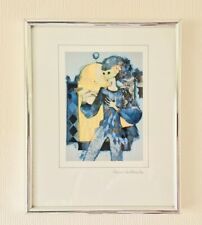 Vintage Rosina Wachtmeister Papageno Mounted Framed Signed Art Print 32cm Rare
