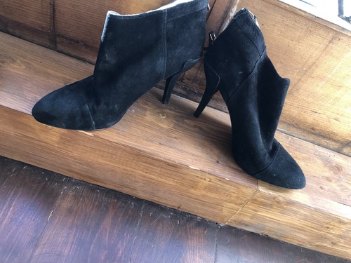 Nine west leather boots - nine,