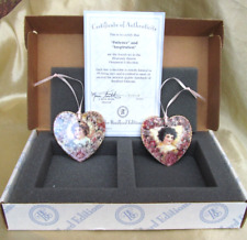 Bradford Editions Heavenly Hearts 1996 Patience & Inspiration Christmas Ornament