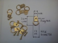 Small Picture D Rings Brass