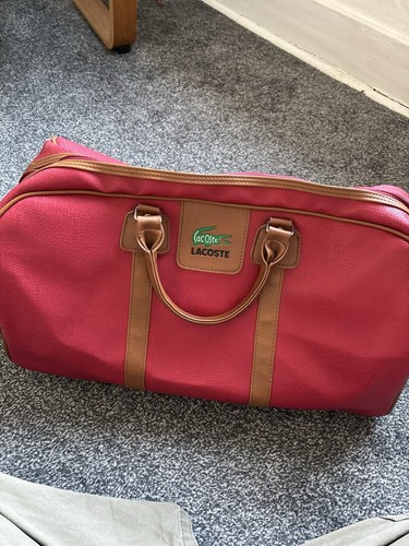 Lacoste vintage red brown - &,