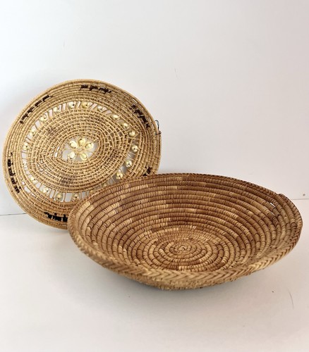 Vintage woven small round - (2),