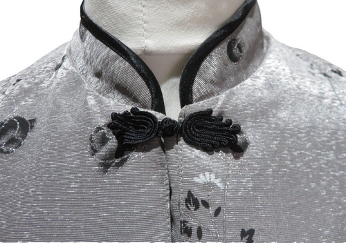 Metallic silver grey black - metallic, &
