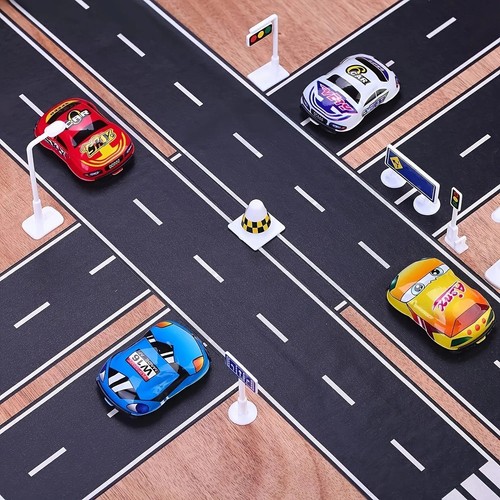 Reusable road track stickers - reusable,