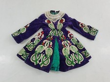 Vintage Traditional Bird Embroidered Irish Dancing Costume Dress L:75 B:37 S:30 