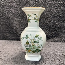 Kowloon Fine Bone China Crown Staffordshire Vase 15cm H - Green pattern