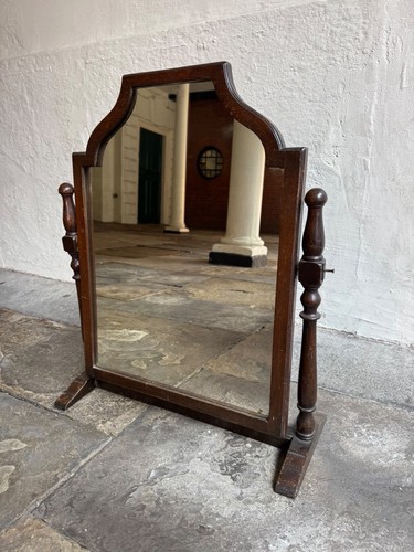 Oak dressing table mirror - oak,
