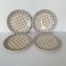 4x Johnson Brothers England Laura Ashley Petit Fleur Blue 10” Dinner Plates