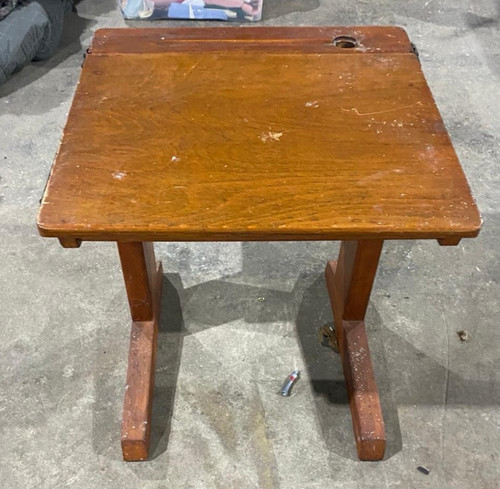 Vintage child school desk - vintage, child's