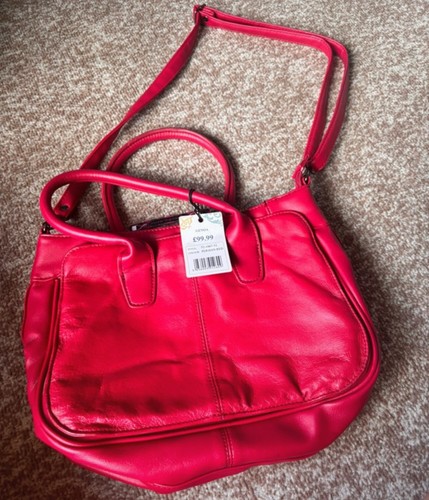 Luca bocelli red leather - luca,