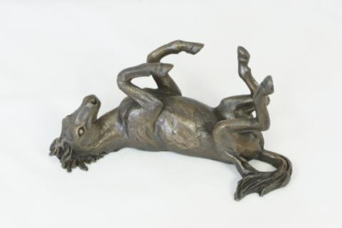 Oriele bronze resin horse - oriele, on