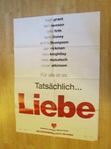 Filmplakat tatsächlich - -,