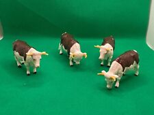 Britains Tomy Plastic Farm Series Hereford Cows & Bull - 1:32 Scale