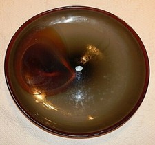 Fukuoka Tokushu Multiple Layers Glass Large Plate Platter Gorgeous Japan Vintage