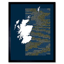 Scotch Whisky Distilleries Map