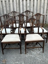 Set Of 7 Georgian Dining Chairs