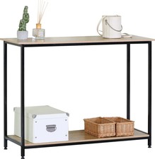Console Table with 2 Shelves