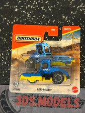 MATCHBOX ROAD ROLLER BLUE 1:64