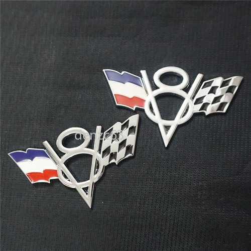 Silver france flag - 2x,