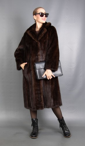 18306 glamorous real mink coat - 18306,