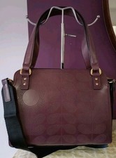 ORLA KIELY MEDIUM BURGUNDY