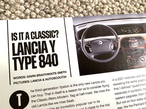 Lancia y10 840 frameable - 840,