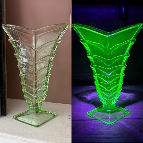 Art deco czech uranium - art,