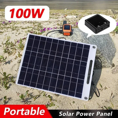 100w foldable solar panel - 100w,