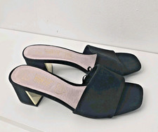 Primark faux suede open toe