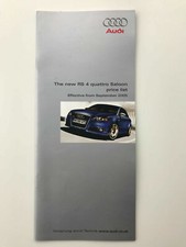 Audi RS4 quattro Saloon Price