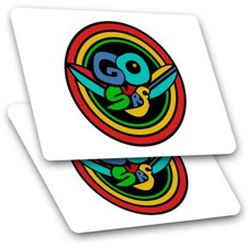 Rectangle stickers 5 cm - x,