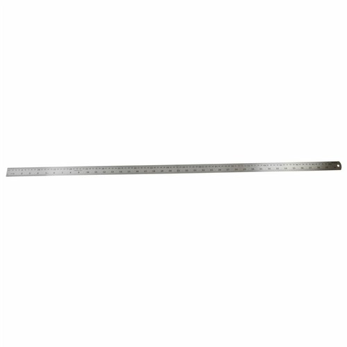 Large stainless steel ruler - stainless,