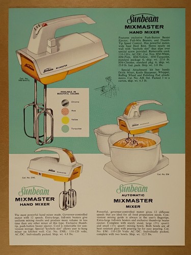 Sunbeam mixmaster mixer - mixer, hand