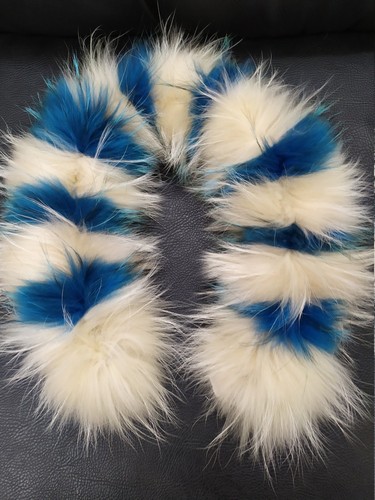 Real finn raccoon - fur, hood