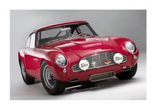 Aston Martin DB4  1 reproduction mounted car poster with choice of frame