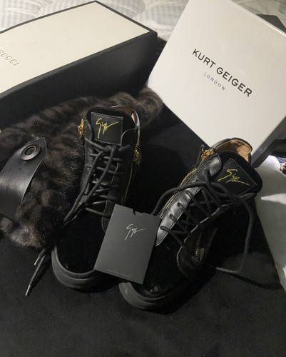 Giuseppe zanotti black leather - giuseppe,