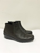 Hotter Black Eltham II Boots Chelsea Boot Inside zip fastening. Size UK 6 . Mint