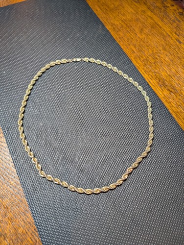 Vintage 50cm gold tone rope - gold‑tone,